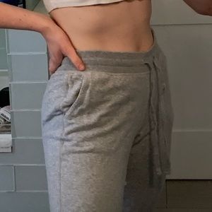 Grey TNA sweatpants :)